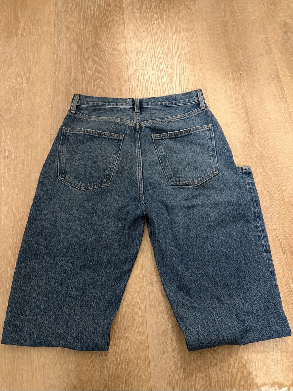 AGOLDE Dark Wash 90s Pinch Straight-Leg Jeans - Size 27 - Picture 3 of 4